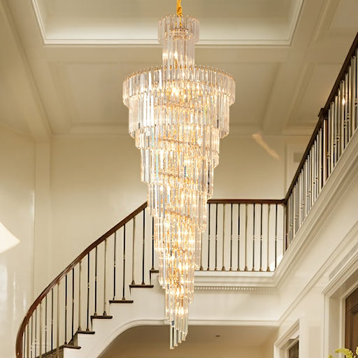 Spiral Staircase Chandelier Edge Lit Spiral Staircase Diode LED