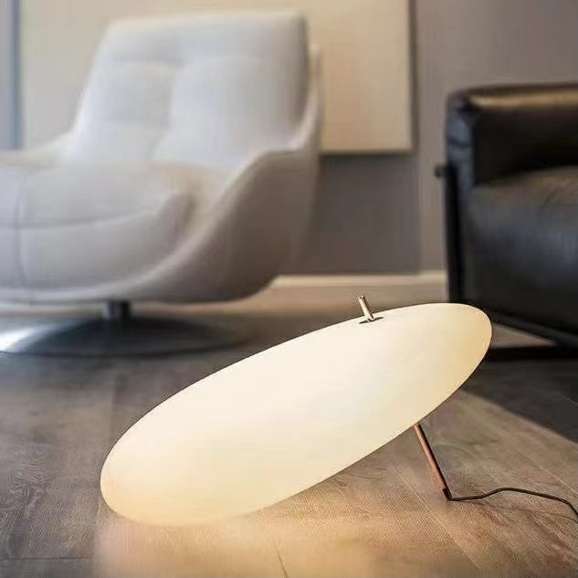 El minimalismo llevó la lámpara ovalada creativa de la luz de la noche para la sala de estar 
