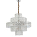Modern Luxury Living Room Chandelier Large Round Ceiling Lighting Fixture For Foyer Entryway Decor