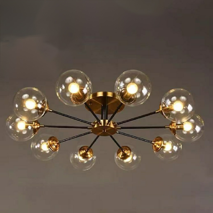 Magic Bean Molecular Chandelier Living Room Ceiling Light Modern Glass Ball Lamp