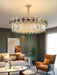 Modern Luxury Tiered Transparent Crystal Chandelier Suit for Living/Dining Room/Bedroom, art designer, round,oval