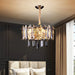Modern Gold Elegant Transparent Crystal Chandelier Suit for Dining/Living Room