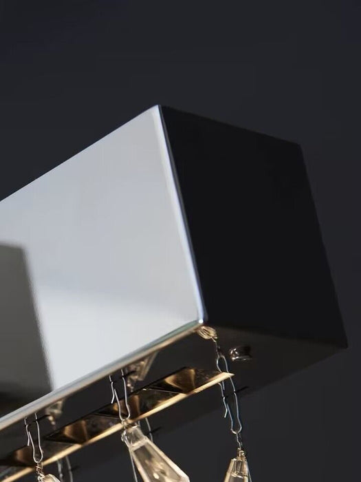 2023 nuovi modelli di design di lampadari di cristallo lunghi di lusso leggero creativo moderno con lampada da tavolo/bar