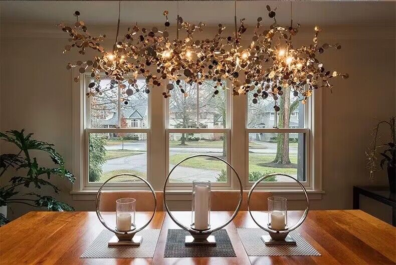 Nordic Modern Creative Fashion Stainless Steel Decorative Chandelier Dining / Living Room / Bar / Cafe