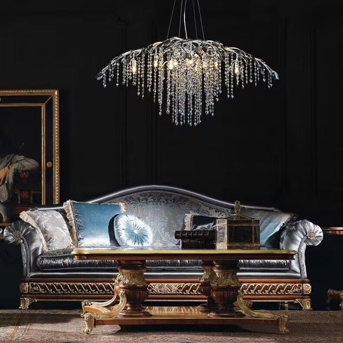 New Luxury Branch Crystal Pendant Chandelier Designer Creative Art Dining Room/Living Room Light Fixture