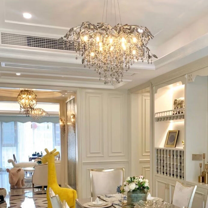 New Luxury Branch Crystal Pendant Chandelier Designer Creative Art Dining Room/Living Room Light Fixture