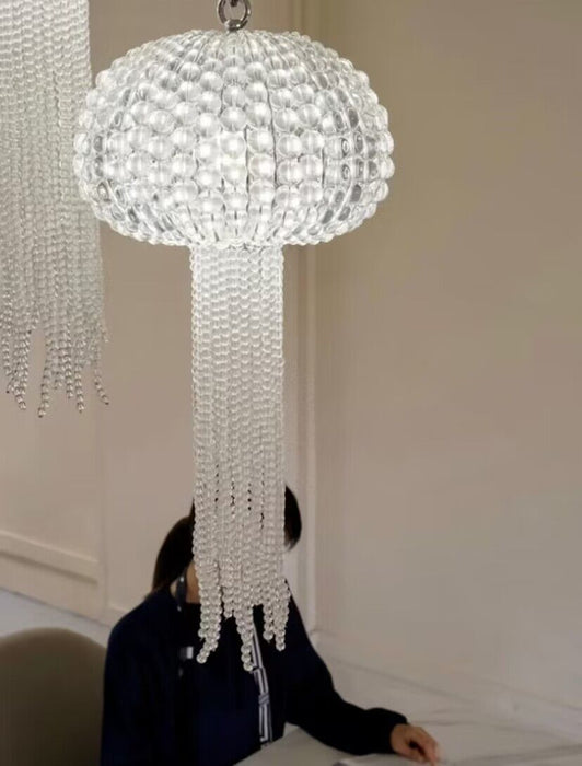 Nuovo lampadario a sospensione in cristallo modello medusa di design per sala da pranzo/ingresso/camera da letto
