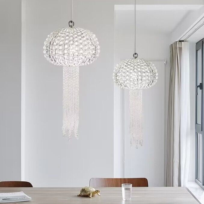 Nuevo modelo de diseñador, lámpara colgante de cristal de medusa para comedor/entrada/dormitorio
