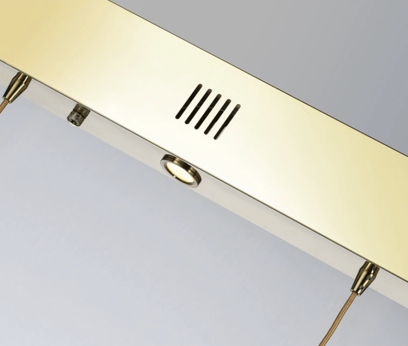 2023 New Modern Art Creative Ring Crystal Pendant Light Gold/Chrome Entryway/Bedside Light Fixture