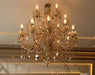 12LIGHTS D34.6INCHES*H22INCHES EXTRA LARGE/OVERSIZED/HUGE CRYSTAL CHANDELIER American retro/vintage candle crystal chandelier gold mid-centry living room/bedroom/dining room light fxiture