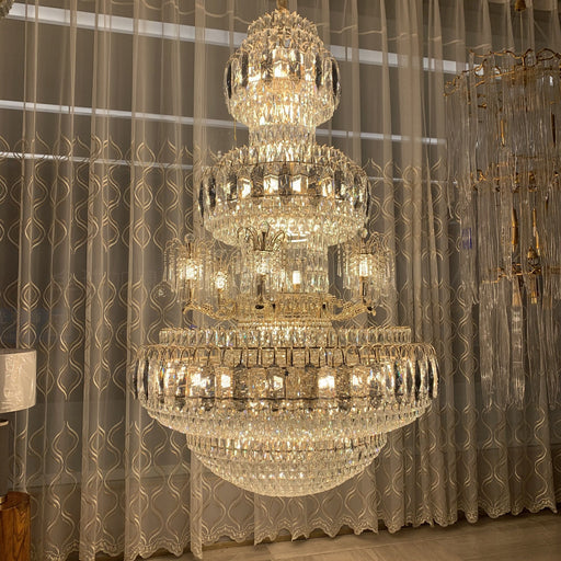 oversized/extra large/huge/super multi-tiered/layers crystal chandelier artistic ceiling decorative for duplex-buildings,2-story foyer/big hallway,entryway 