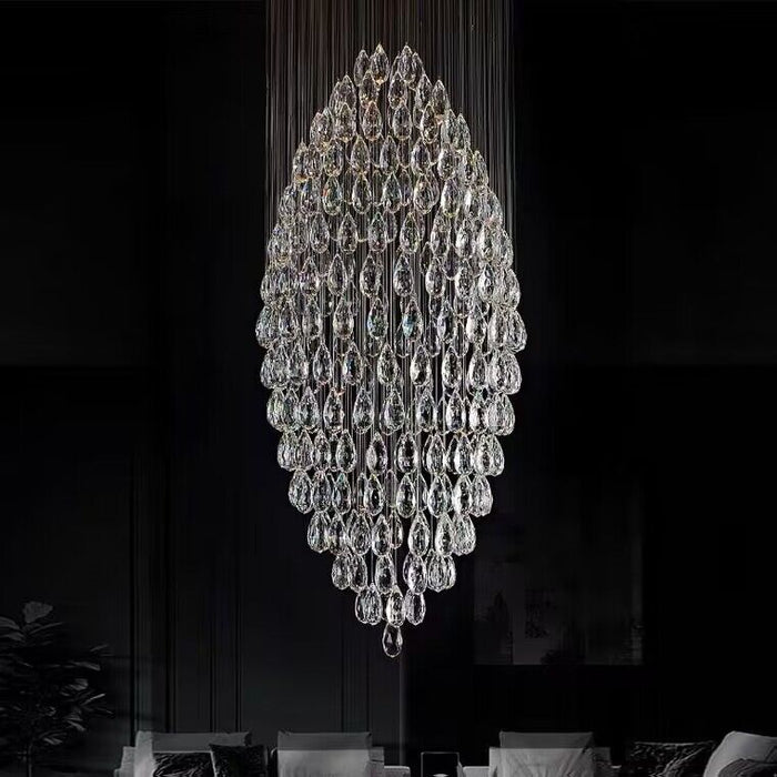 Extra Large Modern Ball Ceiling Crystal Chandelier for Staircase/Big-foyer,hallway,entryway,art design, stunning, shining,beautiful