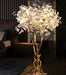 Luxury Creative White Ceramic Ginkgo Biloba Copper Branch Art Design Floor Lamps for Living Room/Bedroom/Dressing Room