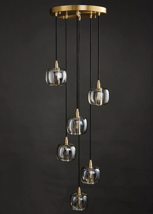 Post-modern Extra-long Pendant Light Fixtures for Staircase/High-ceiling Space/Foyer