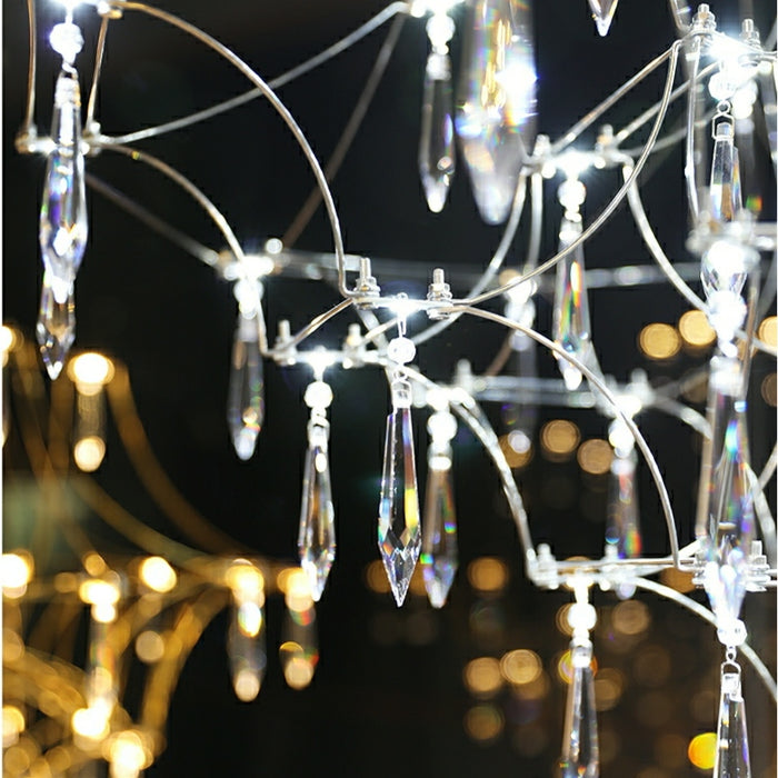 Romantic Event Art Decor K9 Crystal Pendant Light
