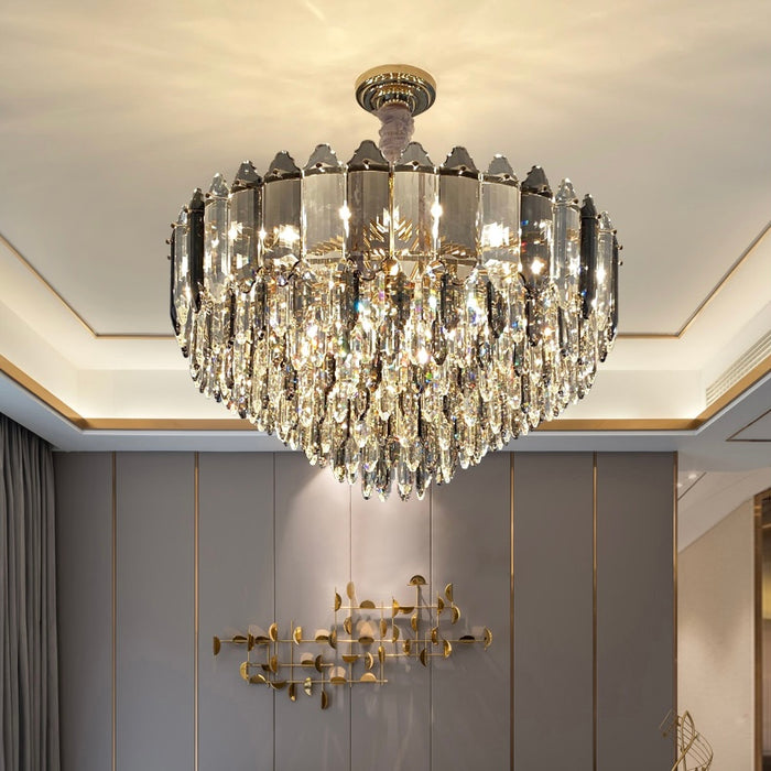 Lampadari di cristallo moderni di lusso K9 Lampadari a soffitto per soggiorno e sale da pranzo con isola cucina