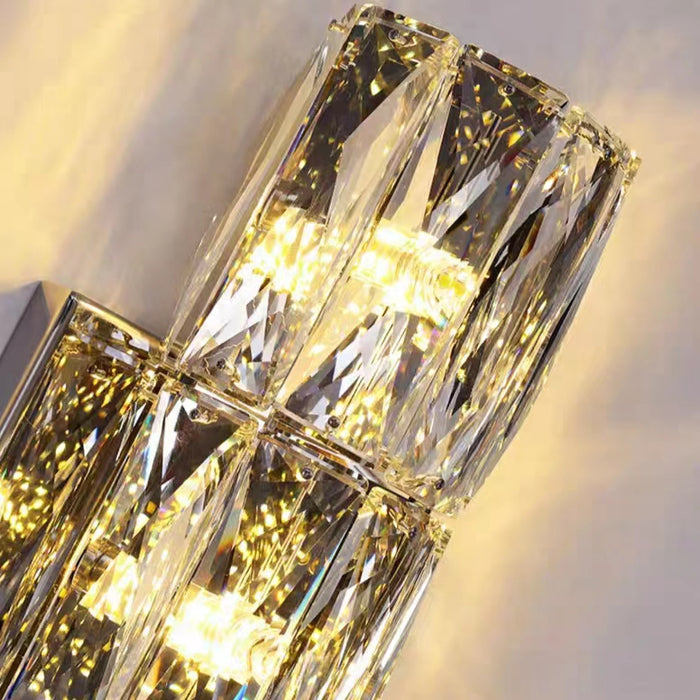 Modern Crystal  Wall Light Sconces D4.7"*H15.8"