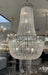 shiny empire style round crystal chandelier