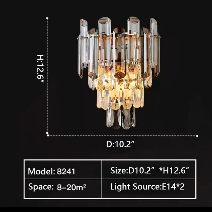 Flush Mounted Ceiling Crystal Chandelier